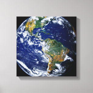 Toile La pleine terre montrant les Amériques