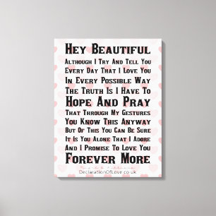 Toile La Plus Belle Fille Du Monde