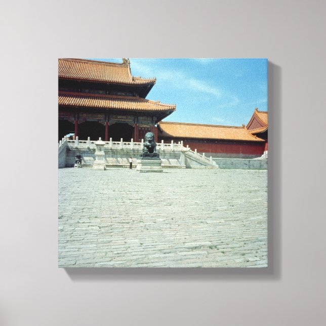 Toile La porte de la dynastie Ming de l'Harmonie Suprême (Recto)