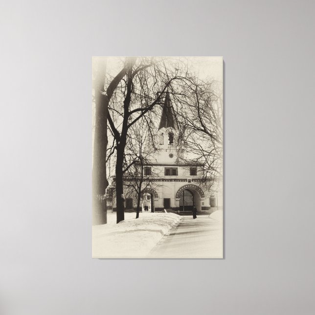 Toile La porte d'entrée du musée immobilier de Moscou-ré (Recto)