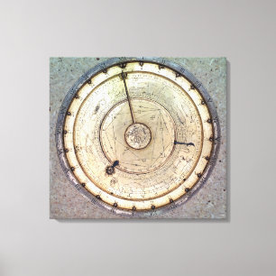 Toile La première horloge pilotée par des ressorts ave