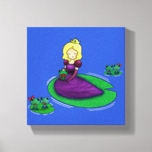 Toile La Princesse Et La Grenouille Qui Dotent ?
