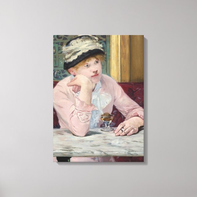 Toile La prune de Manet Impressionniste Peinture (Recto)
