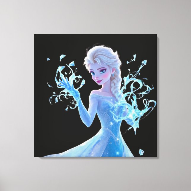 Toile La puissance magique de la reine des glaces (Recto)