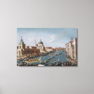 Toile La Régate des Femmes sur le Grand Canal, Venise