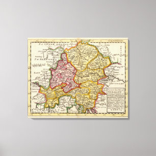 Toile La région du sud-est de l'Allemagne