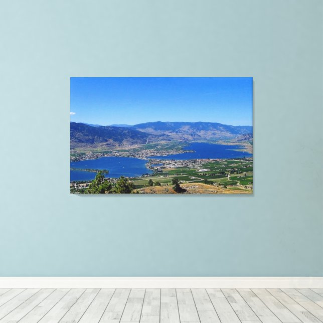Toile La région viticole du désert d'Osoyoos (Insitu (Plancher de Bois))