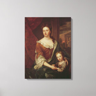 Toile La Reine Anne et William, duc de Gloucester