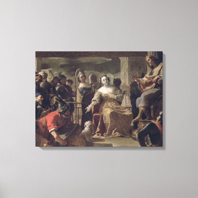 Toile La reine de Saba devant Salomon (Recto)