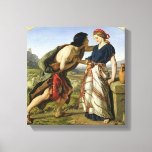 Toile La réunion de Jacob et de Rachel, 1853