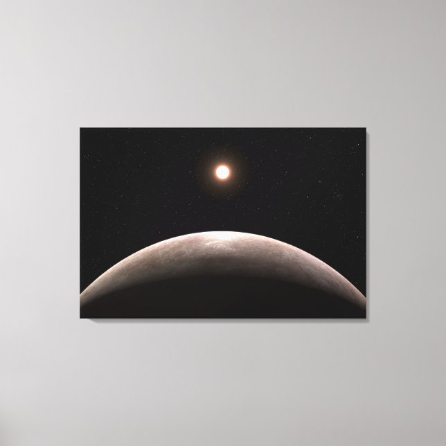 Toile La Rocky Exoplanet Lhs 475 B Et Son Étoile Hôte. (Recto)