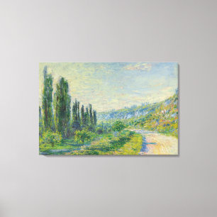 Toile La route de Vétheuil (par Claude Monet)