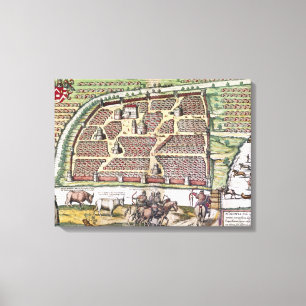 TOILE LA RUSSIE : MOSCOU, 1591