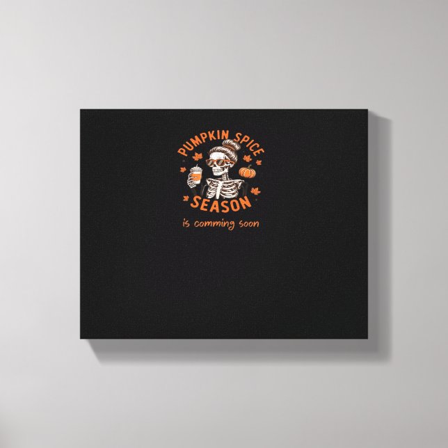 Toile La saison des épices citrouilles commence bientôt  (Recto)