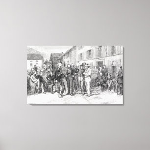 Toile La salle de club de Zermatt en 1864, "de la monté