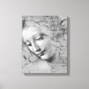 Toile La Scapigliata par Leonardo da Vinci