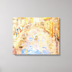 Toile La scène du canal vénitien de Maurice Prendergast