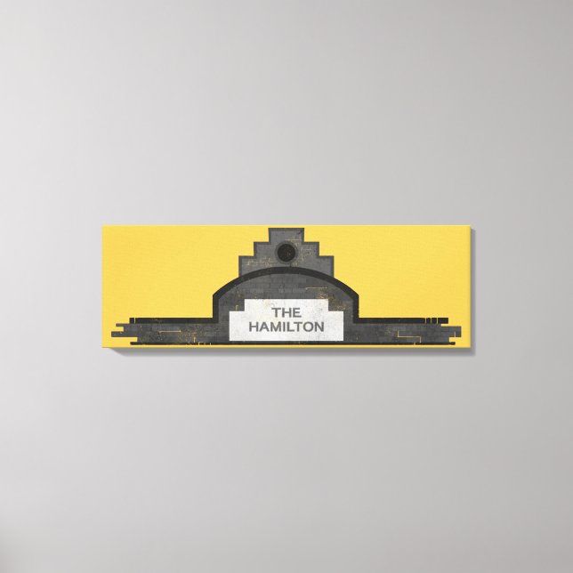 Toile la signalisation du hamilton (Recto)