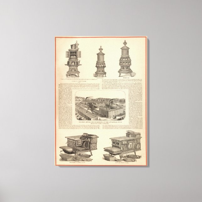 Toile La société de fabrication de stousse de Littlefiel (Recto)