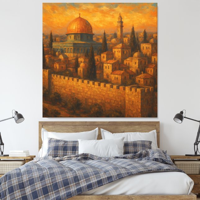 Toile La splendeur éternelle de Jérusalem (Insitu(Chambre))
