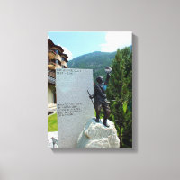 La statue du Club Alpin