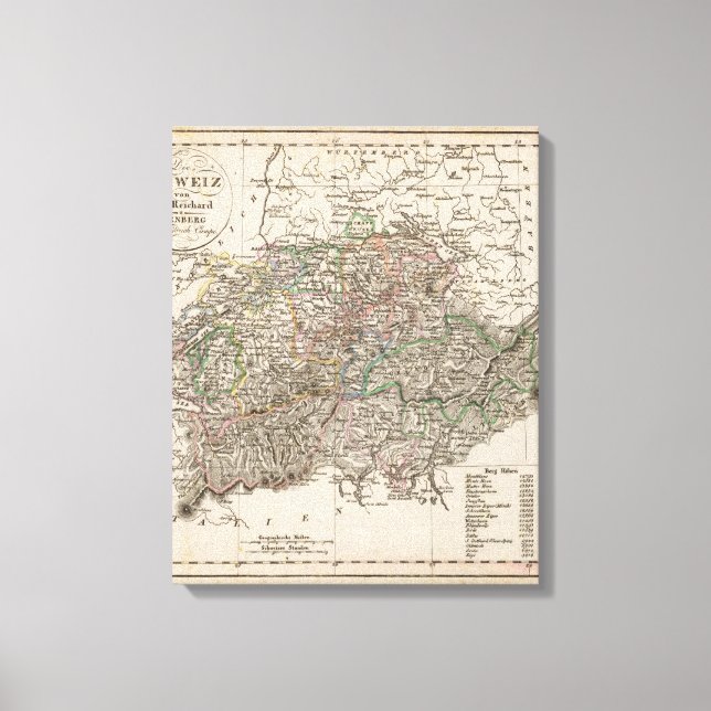 Toile la Suisse (Recto)