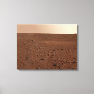 Toile La surface rocheuse de Mars