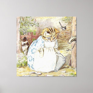 Toile La tarte et le Patty Pan par Beatrix Potter