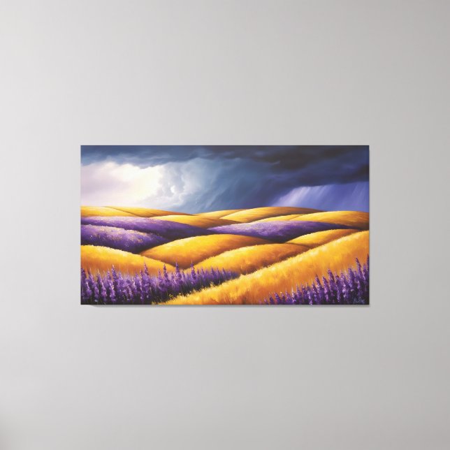 Toile La tempête à venir (Recto)