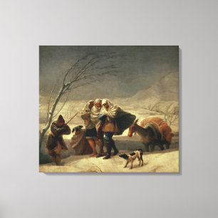 Toile La tempête de neige, 1786-87