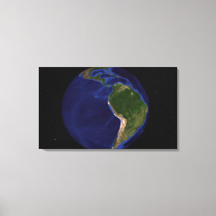 Toile La terre de marbre bleue 8 de prochaine générati