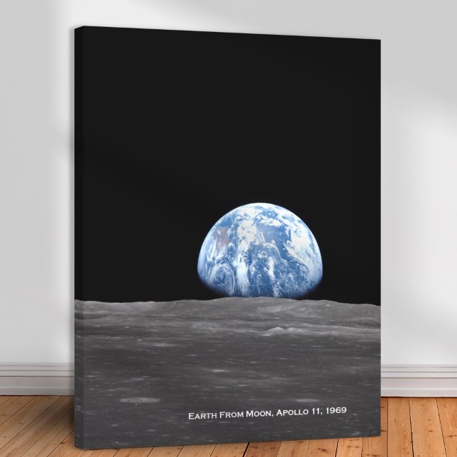Toile La Terre se lève sur la Lune, Apollo 11, 1969 (Créateur téléchargé)