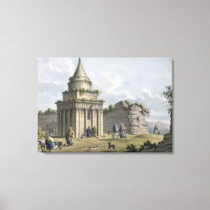 Toile La Tombe d'Absalom, Jérusalem, pub. par William Wa