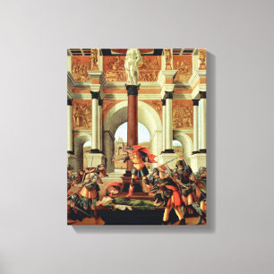 Toile La Tragédie de Lucrèce de Sandro Botticelli