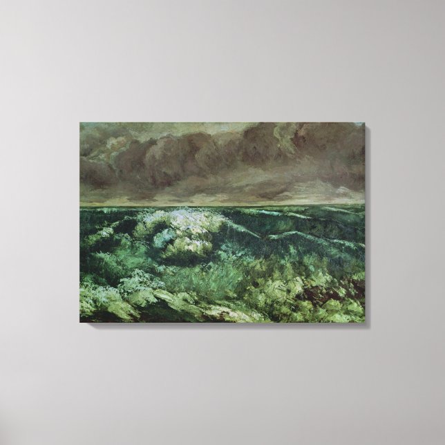 Toile La vague, après 1870 (Recto)