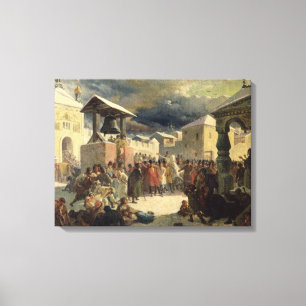 Toile La Veche dans la République de Novgorod, 1861