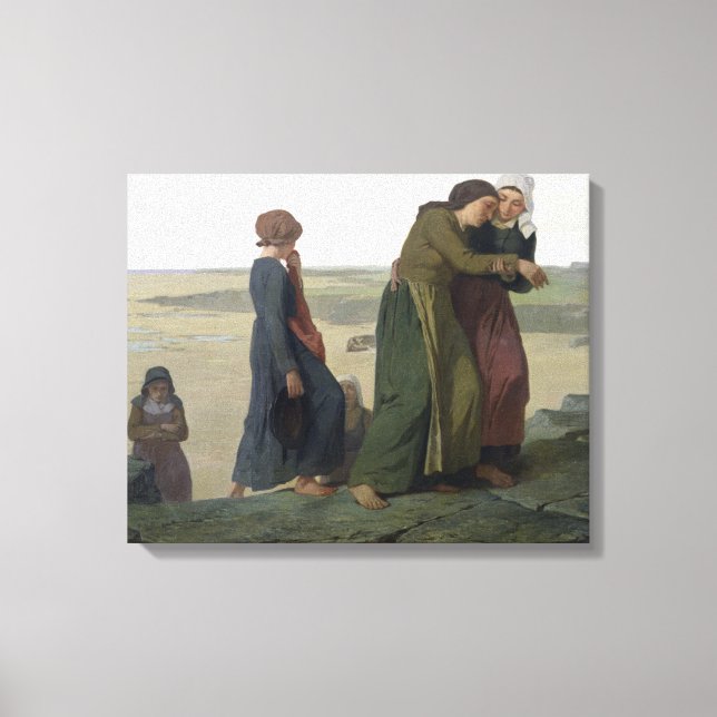 Toile La veuve ou la famille du pêcheur (Recto)