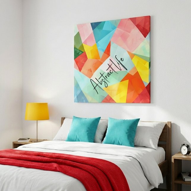Toile La vie abstraite colorée  (Créateur téléchargé)