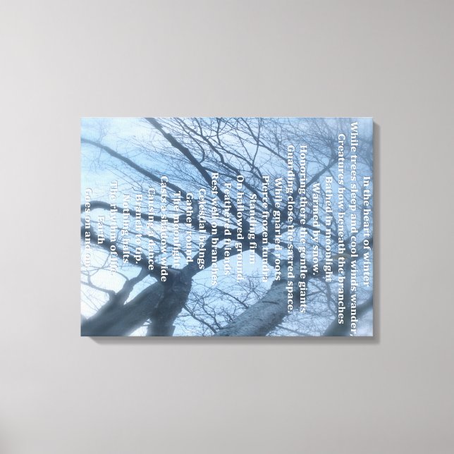 Toile La vie secrète des arbres (Recto)