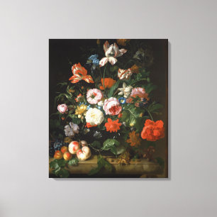 Toile La vie toujours avec des fleurs