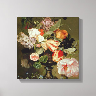 Toile La vie toujours avec des fleurs