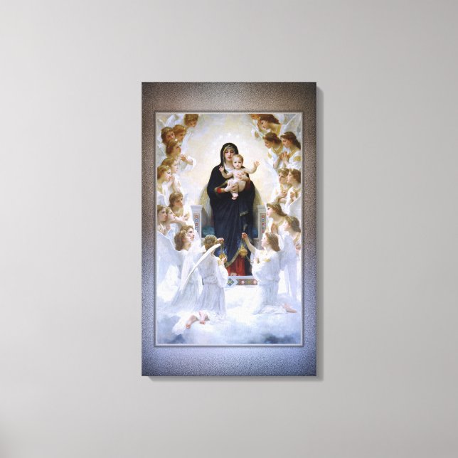 Toile La Vierge aux anges par William Adolphe Bouguere (Recto)