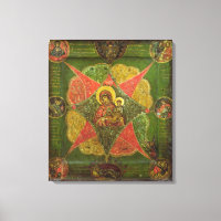 La Vierge du feu Bush, du Mont Athos