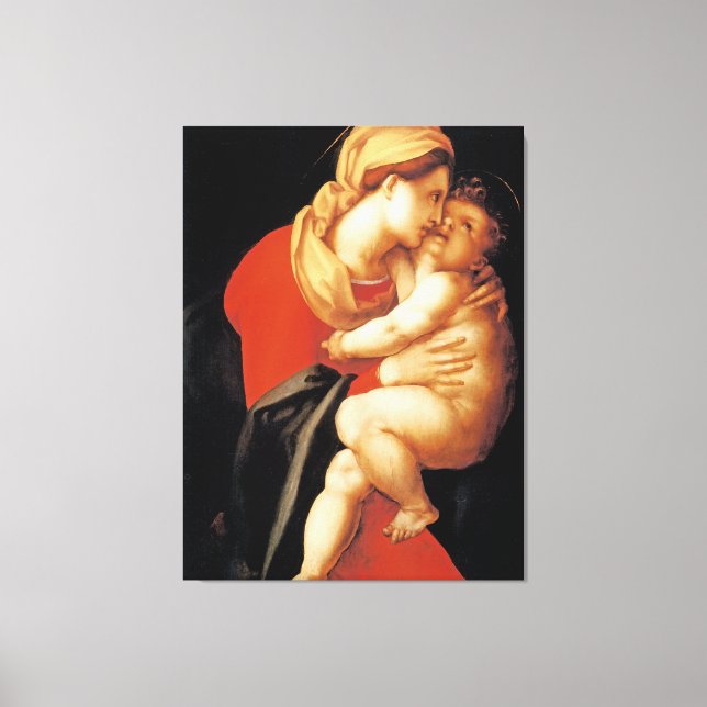 Toile La Vierge et l'Enfant par Jacopo Da Pontormo (Recto)