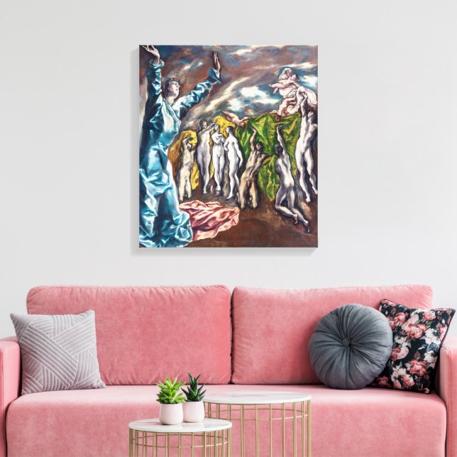 Toile La vision de Saint John | El Greco | (Insitu(Salon))