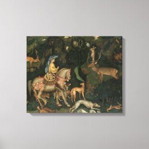Toile La vision de St Eustachius, c.1438-42