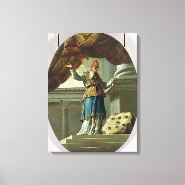 Toile La vision de Zacharie (Recto)