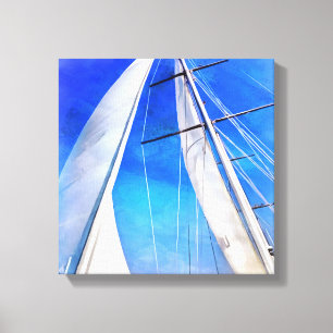 Toile La Voile Unie Les Noeuds De Mon Esprit Riggi Artis