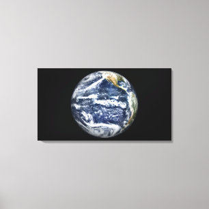 Toile La vue de la pleine terre a centré au-dessus d'OC