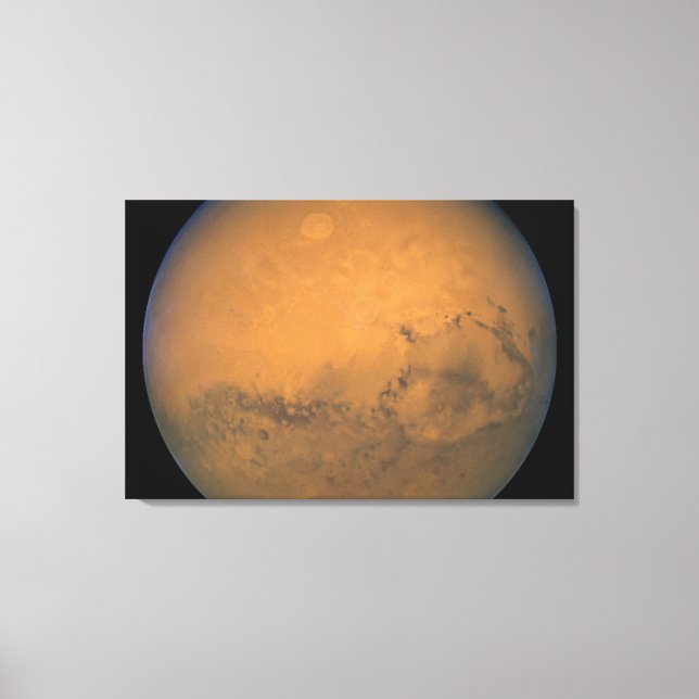 Toile La vue la plus proche de Mars par Hubble (Recto)